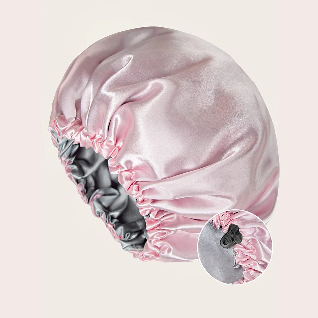 Kessaten FlexiFit : Bonnet en Satin Réversible à Élastique Ajustable - BonnetDeSatin