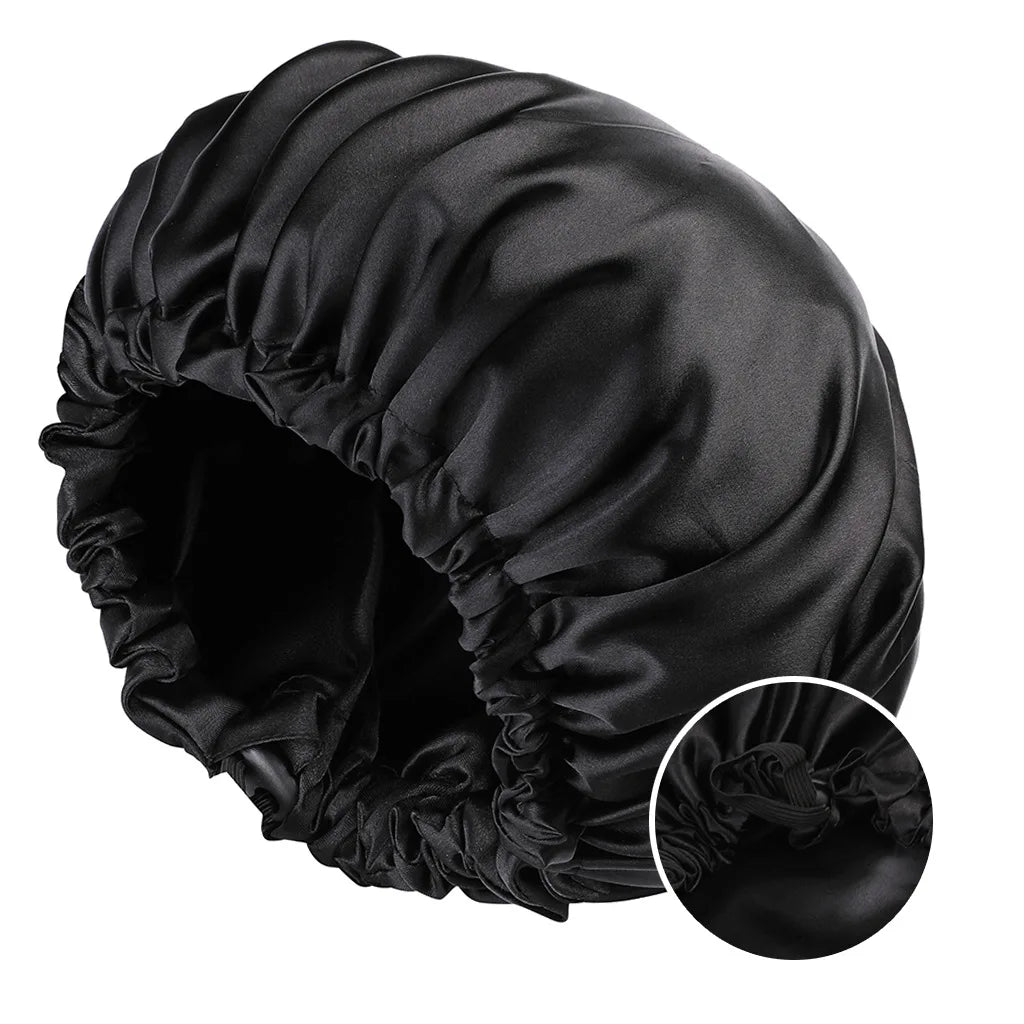 Kessaten FlexiFit : Bonnet en Satin Réversible à Élastique Ajustable - BonnetDeSatin